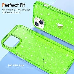 Hython Case for iPhone 15 Plus Case Glitter, Cute