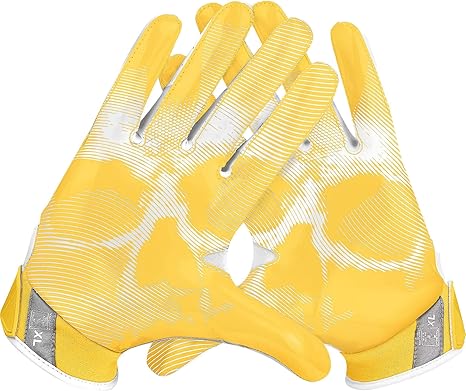 yellow receiver gloves