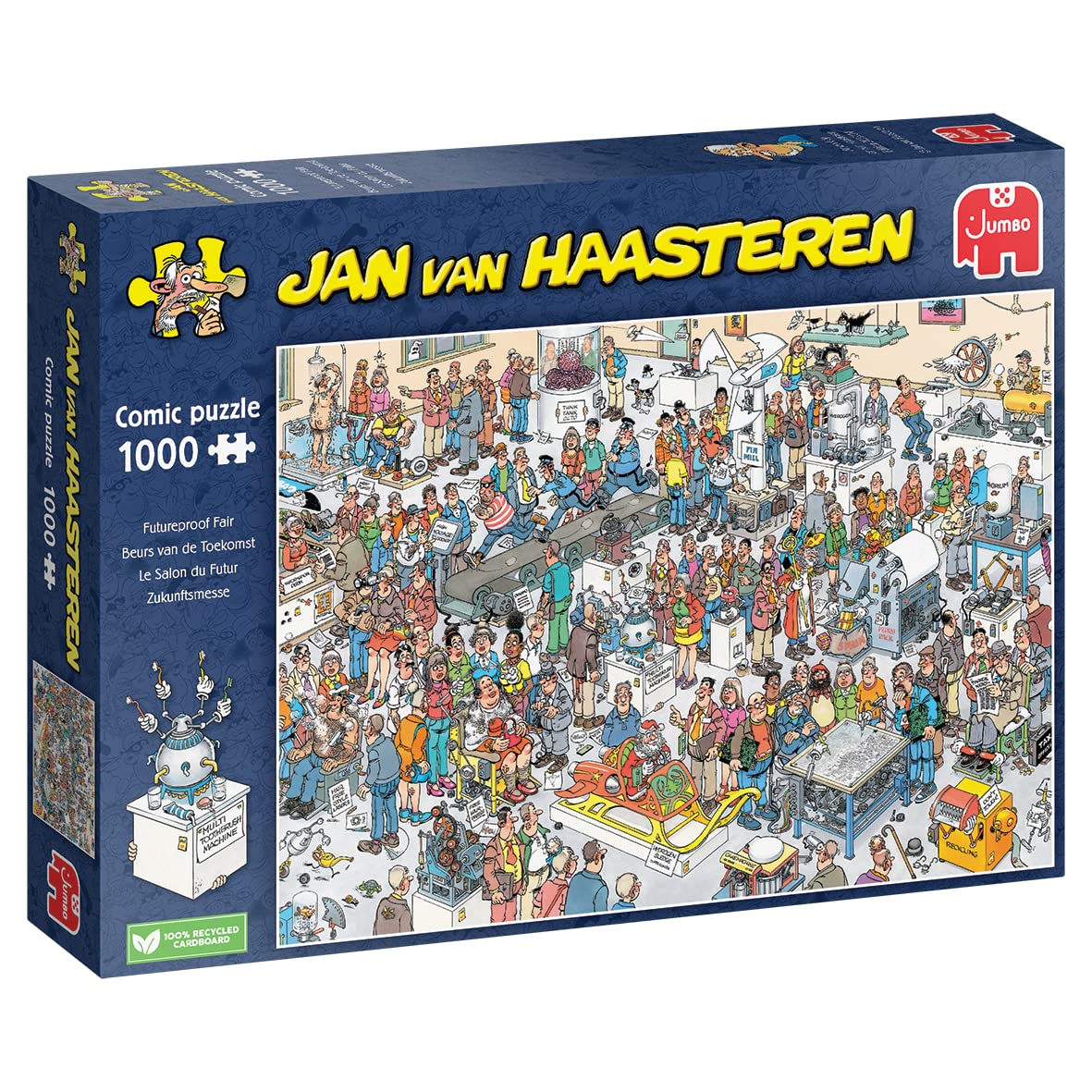 Jumbo, Jan van Haasteren – Futureproof Fair, Jigsaw Puzzles for Adults, 1,000 piece