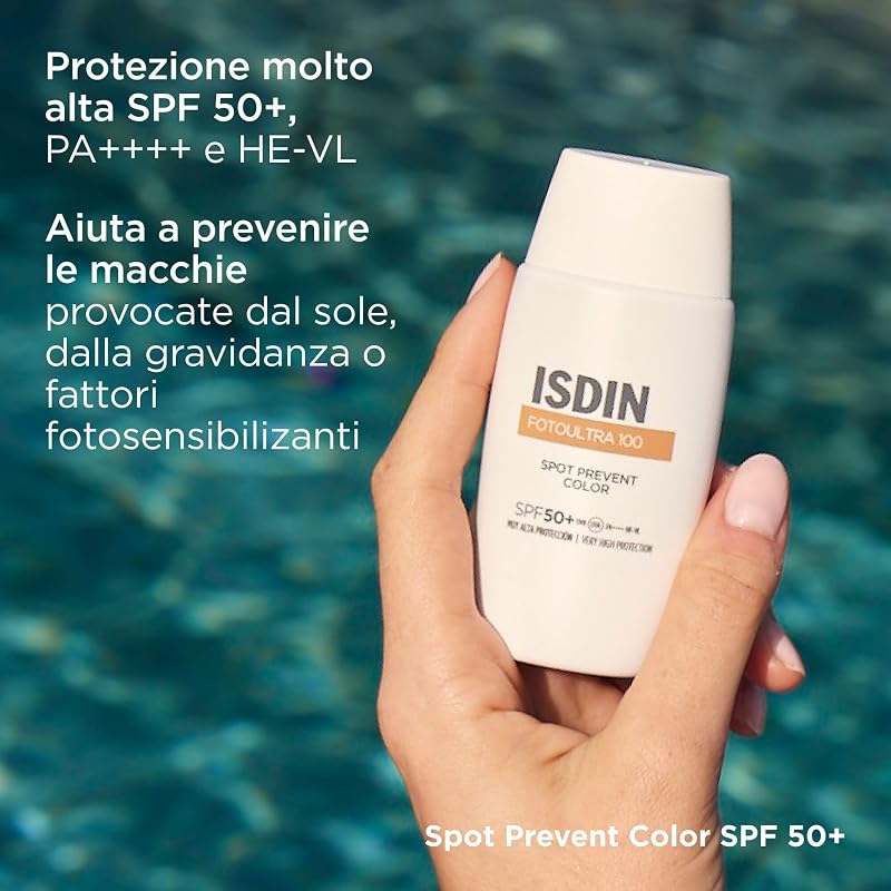 FotoUltra 100 Spot Prevent Color SPF 50+ (50 ml) | Crema Solare Colorata per Aiutare a Prevenire le Macchie sul Viso