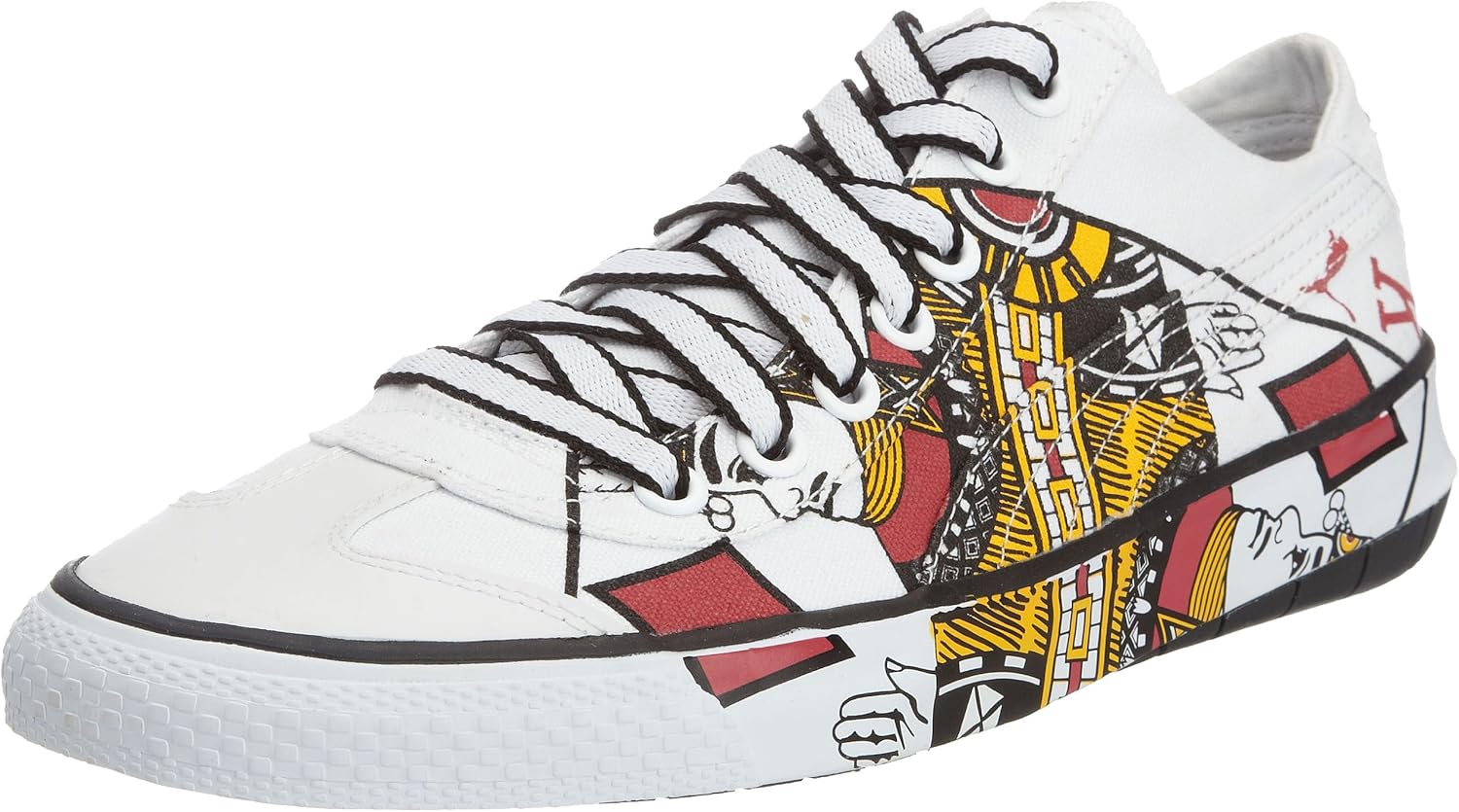 mens black leather puma trainers