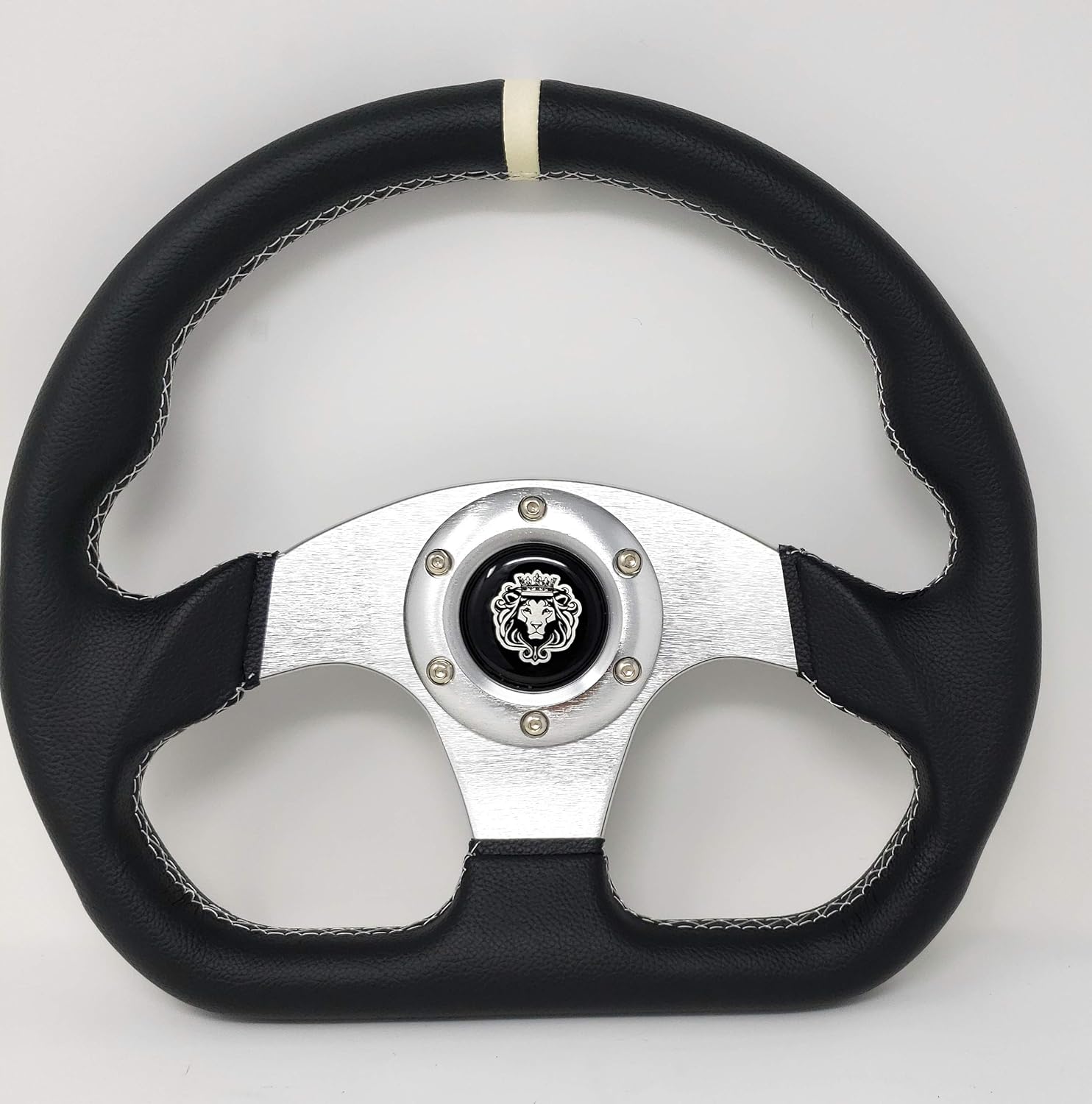 Marine Boat White Steering Wheel with Hub Adapter 3/4" Tapered Keyway 3 Spoke eBay