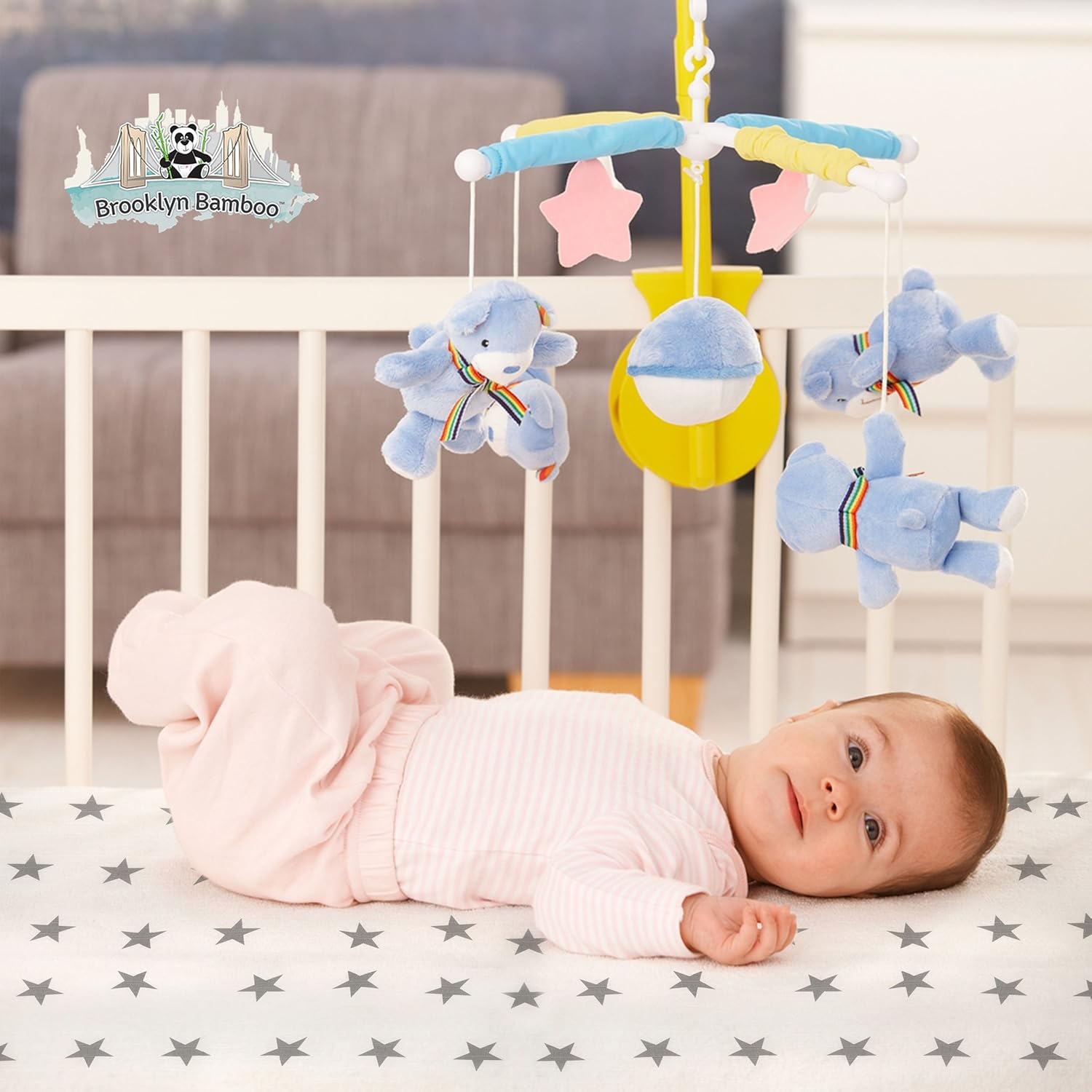 brooklyn bamboo crib sheet