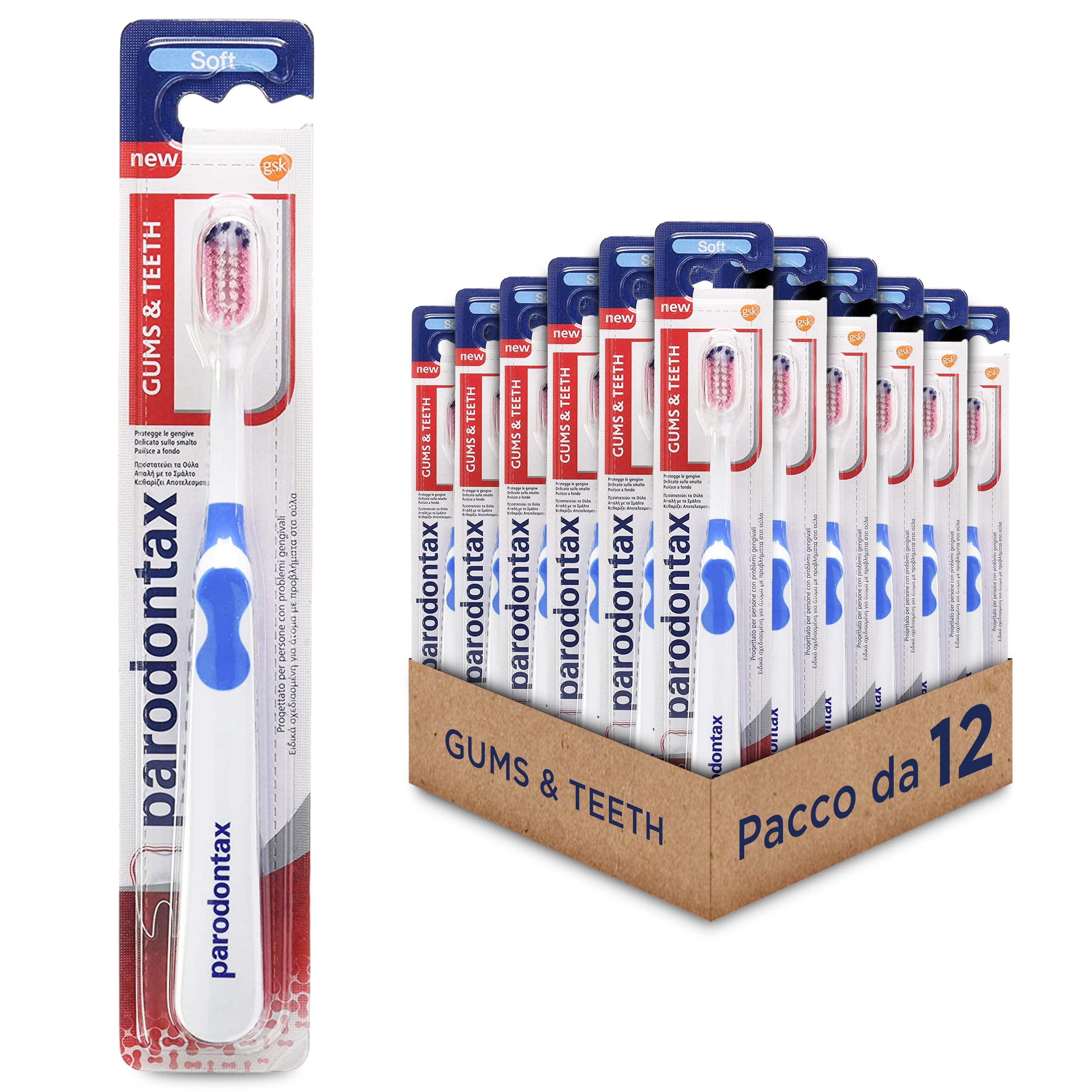Parodontax soft Toothbrush – 12 x Pack 23 g