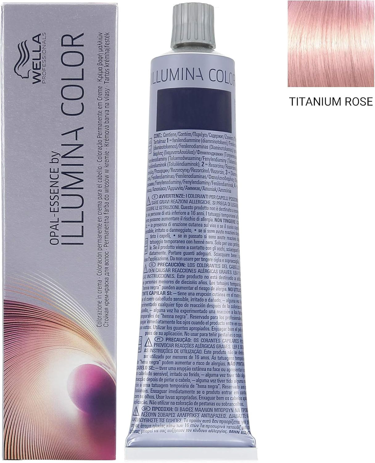 Wella Illumina Color Opal Essence Permanent Hair Color, Titanium Rose, 0.0589 kg, 60 ml (Pack of 1) - Image 5
