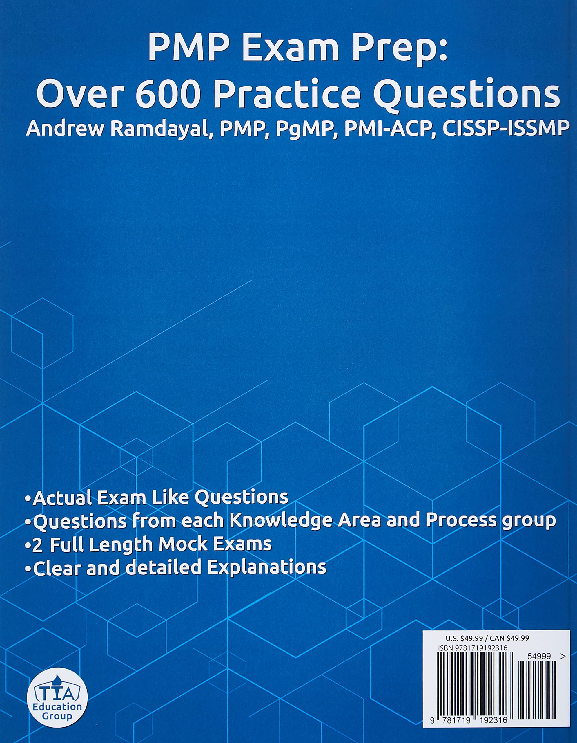 Mua PMP Exam Prep Over 600 Practice Questions: Based on PMBOK Guide 6th ...