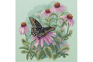 Dimensions 35249 Needlecrafts Counted Cross Stitch, Butterfly and Daisies