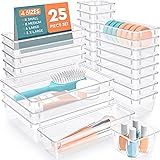 SpaceHacks 25 PCS Plastic Drawer Organizer