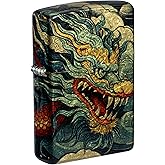 Zippo Dragon Fusion Design 540 Tumbled Brass Pocket Lighter