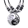 Tapp Collections Dragon Yin Yang 2 Pendant Necklaces Set
