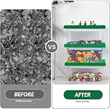 Greentainer Storage Bins with Lids Cube Toy Box Tray Stackable Organiser view 5