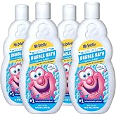Mr. Bubble Extra Gentle Bubble Bath - Hypoallergenic, Tear Free Bubble Bath Solution for Sensitive Skin (Pack of 4 Bottles, 16 fl oz Each)