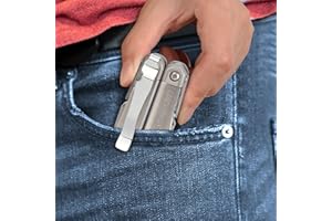 iGuerburn Pocket Clips for Leatherman Surge - Accessories (Not for Other Models) - Silver