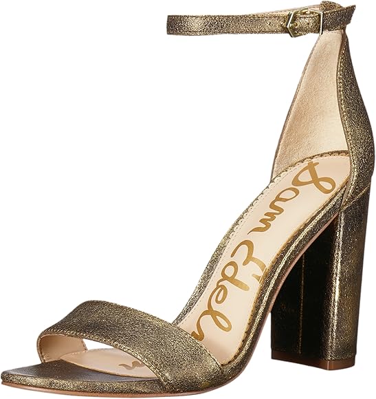 sam edelman gold heels