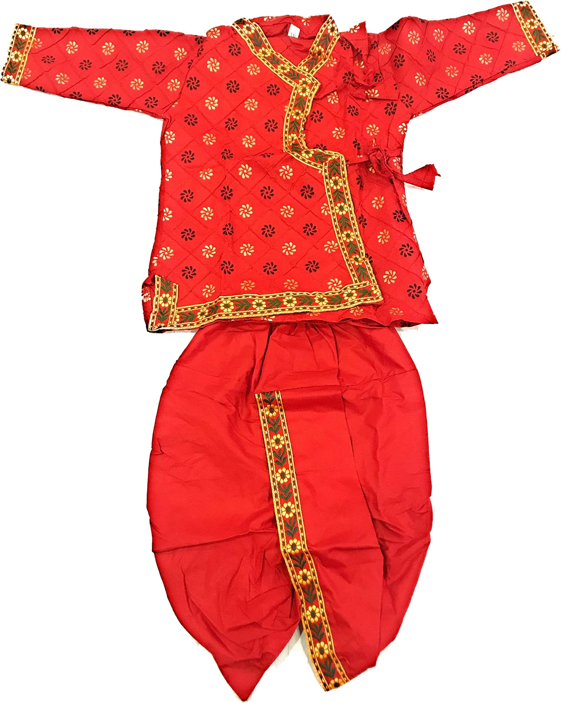 Anchal Collection Dhoti Kurta for Kids 100% Cotton 1-4 Years Boys Summer Dress