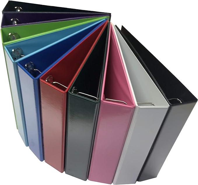 Ringbuch A4 mit Front- und Rückentasche 55mm 4 Ringe (Farbe/Stück) (grün, 1)