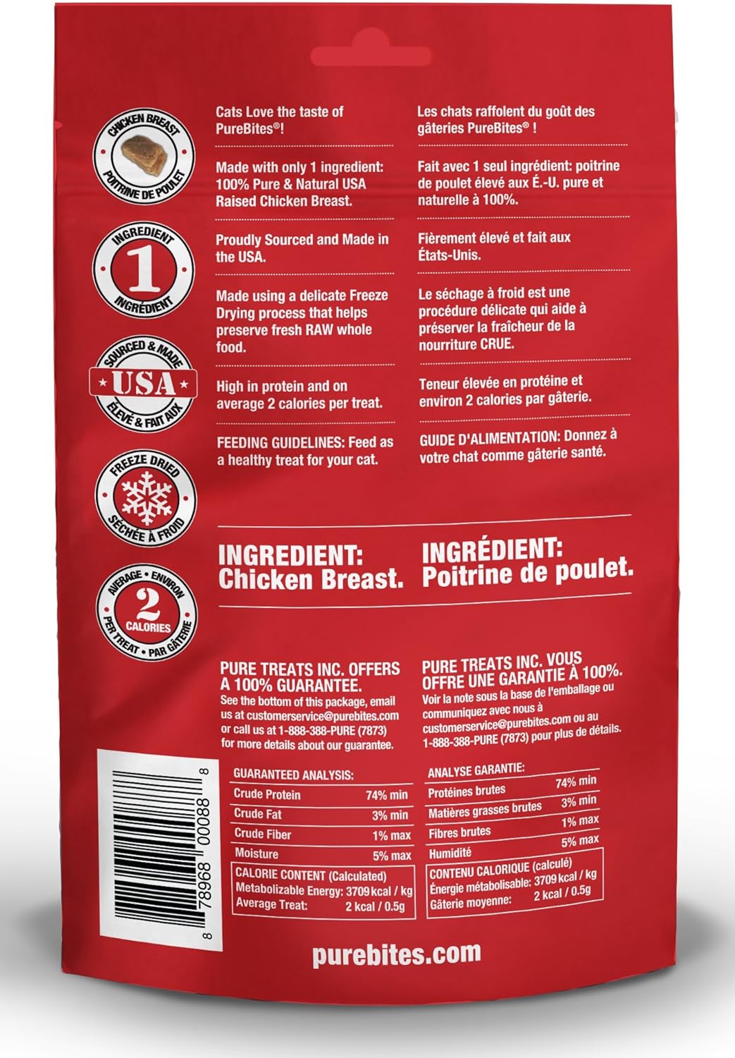 purebites chicken cat treats