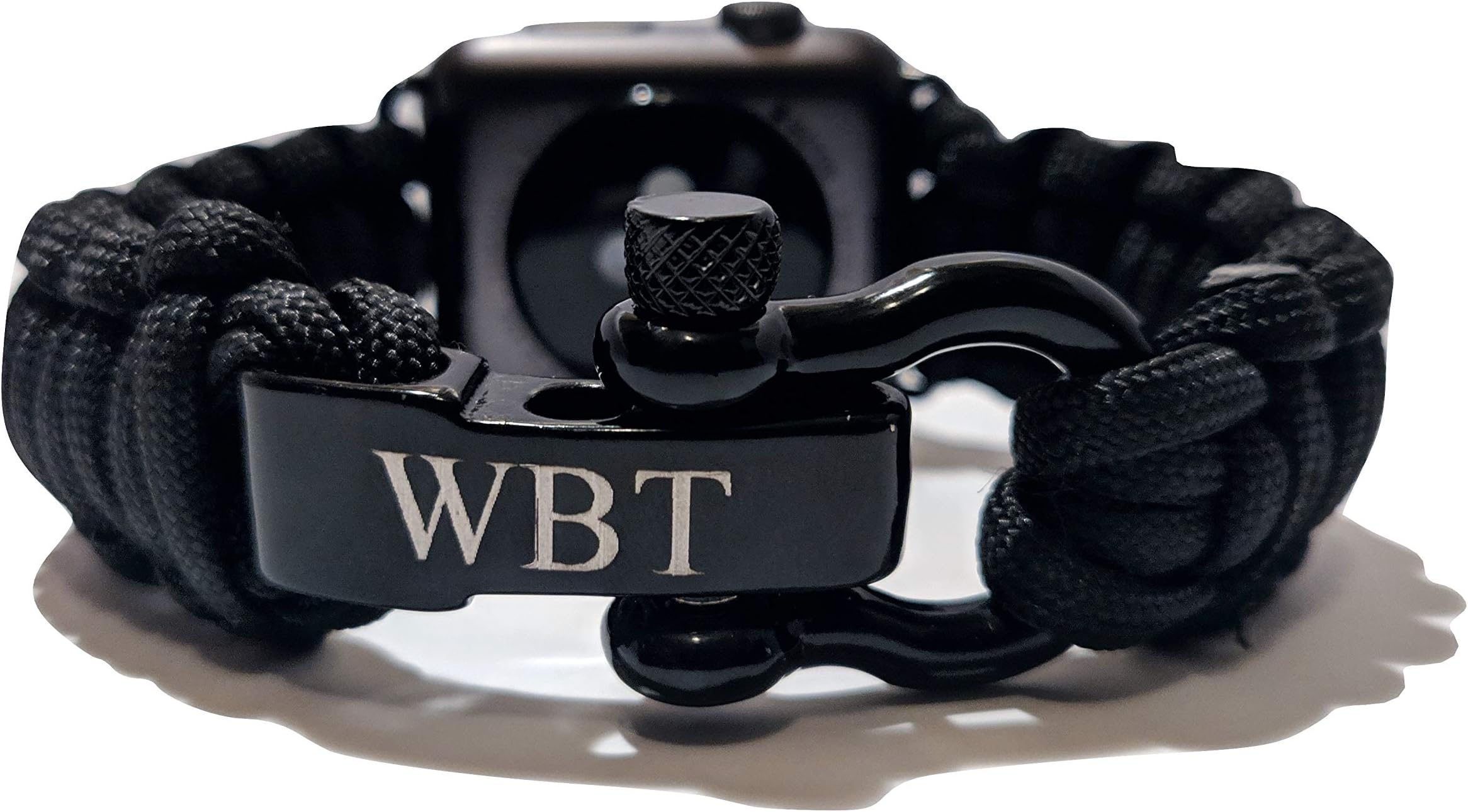 WATER BEAR TACTICAL 550 Paracord Band Made for Apple Watch 42mm & 44mm for Apple Watch Series 6, 5, 4, 3, 2, 1