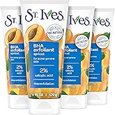 St. Ives Acne Control Apricot Face Scrub, Deep Exfoliator Skin Care, Prevents Acne for Radiant Skin, Salicylic Acid Acne Trea