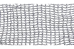 GREEN VISTA WATER GARDENS Green Vista Deluxe Knitted Pond NET/Netting - 10x15 Feet Size for Koi Ponds and Water Gardens - Tangle Free and Reusable - 1/4x3/8 Inch Mesh Keeps Out Animals and Debris - Black