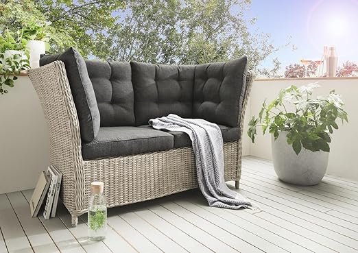 2-er Gartenbank Palma aus Polyrattan