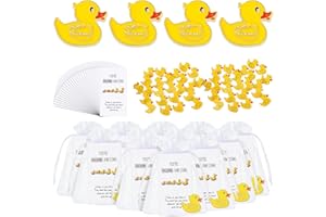 FUUTREO 30 Sets Yellow Duck Brooches with You're Awesome Funny Pun Cheer up Cards Cute Pins for Backpacks Employee Appreciation Gift for Women Secretary Gifts Assistant Coworker Recognition Students