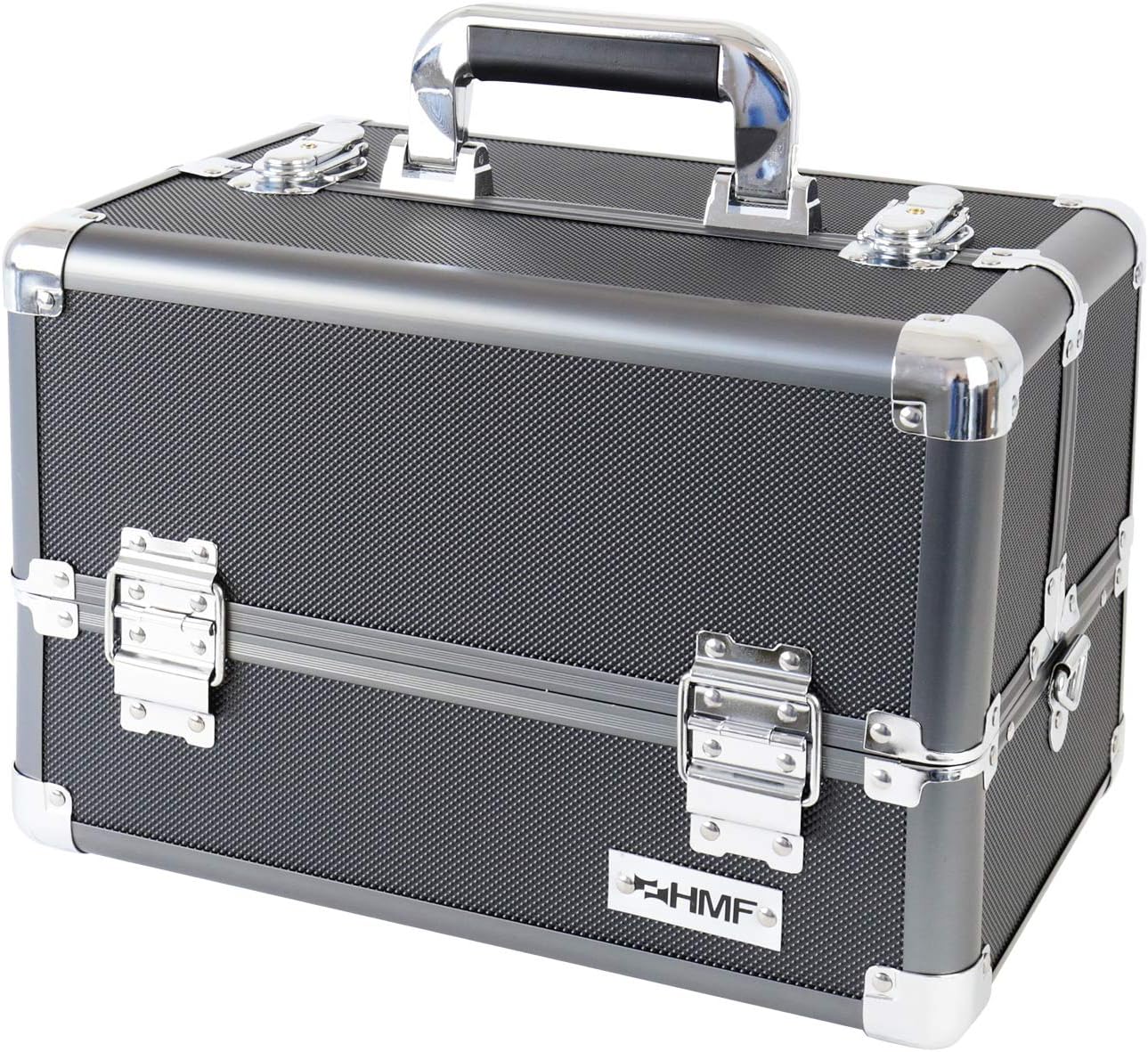 HMF 14901-02 Beauty Case, Vanity Case, Make-up Box, Universal Case, 33 x 22,5 x 24 cm, Black - Image 3