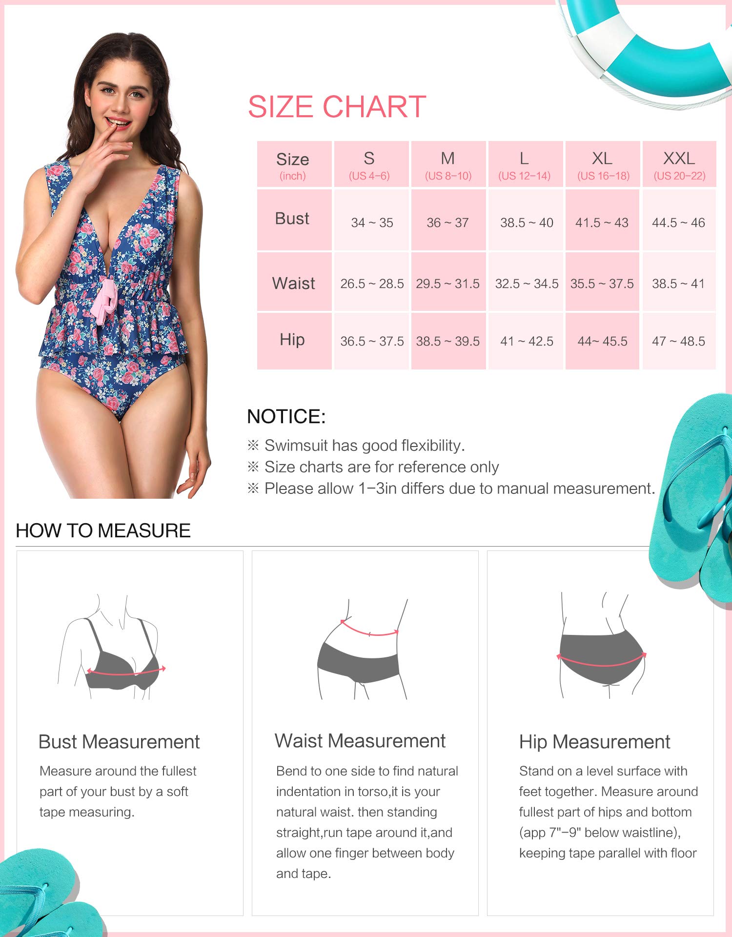 Verano Playa Women Deep Plunge High Waisted One Piece Swimsuit Ruffle Swimwear with Bow Tie Front Backless Bathing Suit