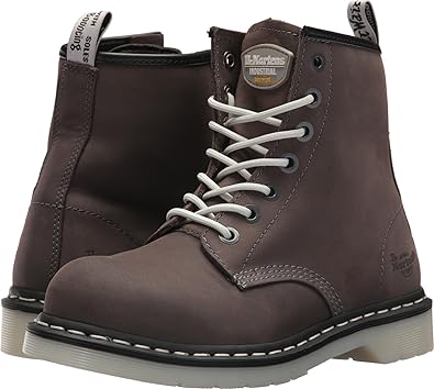 Dr. Martens Botas femininas clássicas de trabalho com bico de aço: Amazon.com.br: Amazon Moda