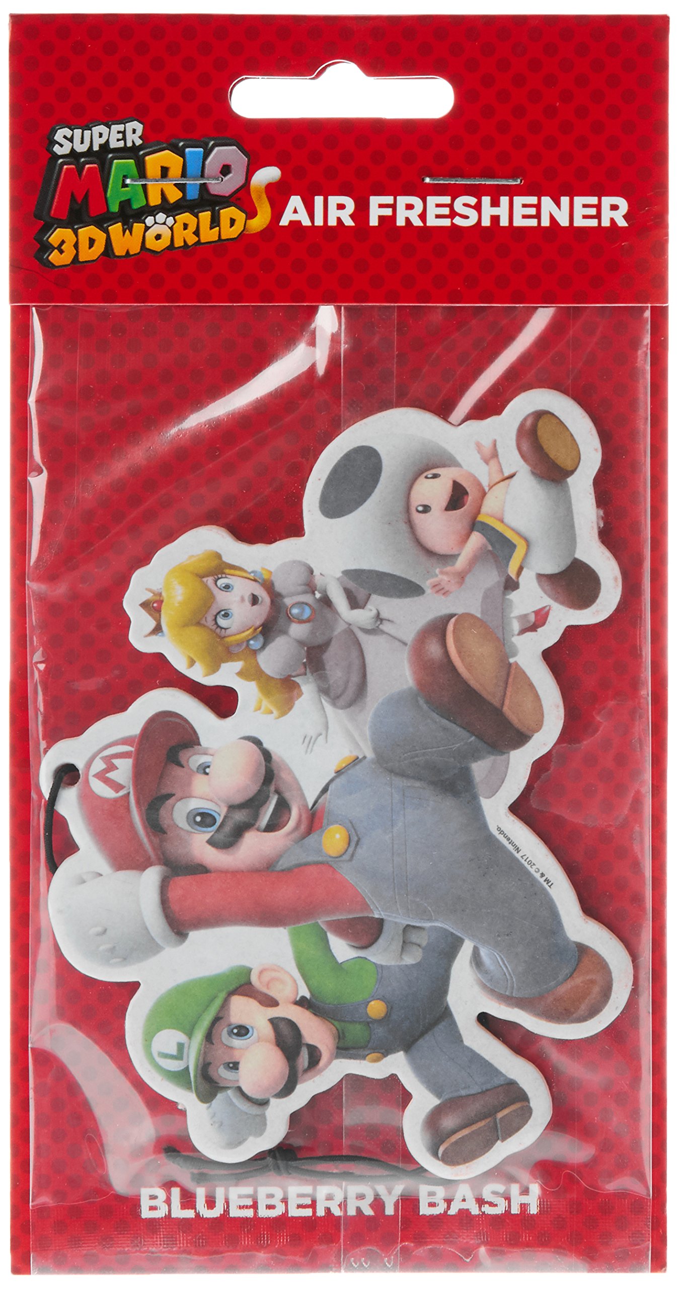 Nintendo Super Mario Group Air Freshener | Licensed Accessory - Blueberry Scent
