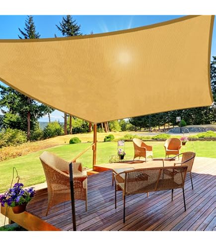 Amazon.com : Windscreen4less 20' x 25' x 25' Sun Shade Sail