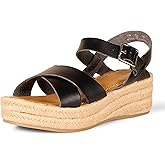 Amazon Essentials Women's Flatform Espadrille Sandal