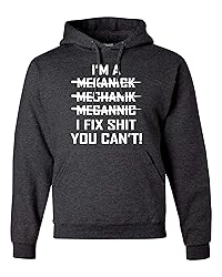 Go All Out Small Black Heather Mens I'm A Mechanic