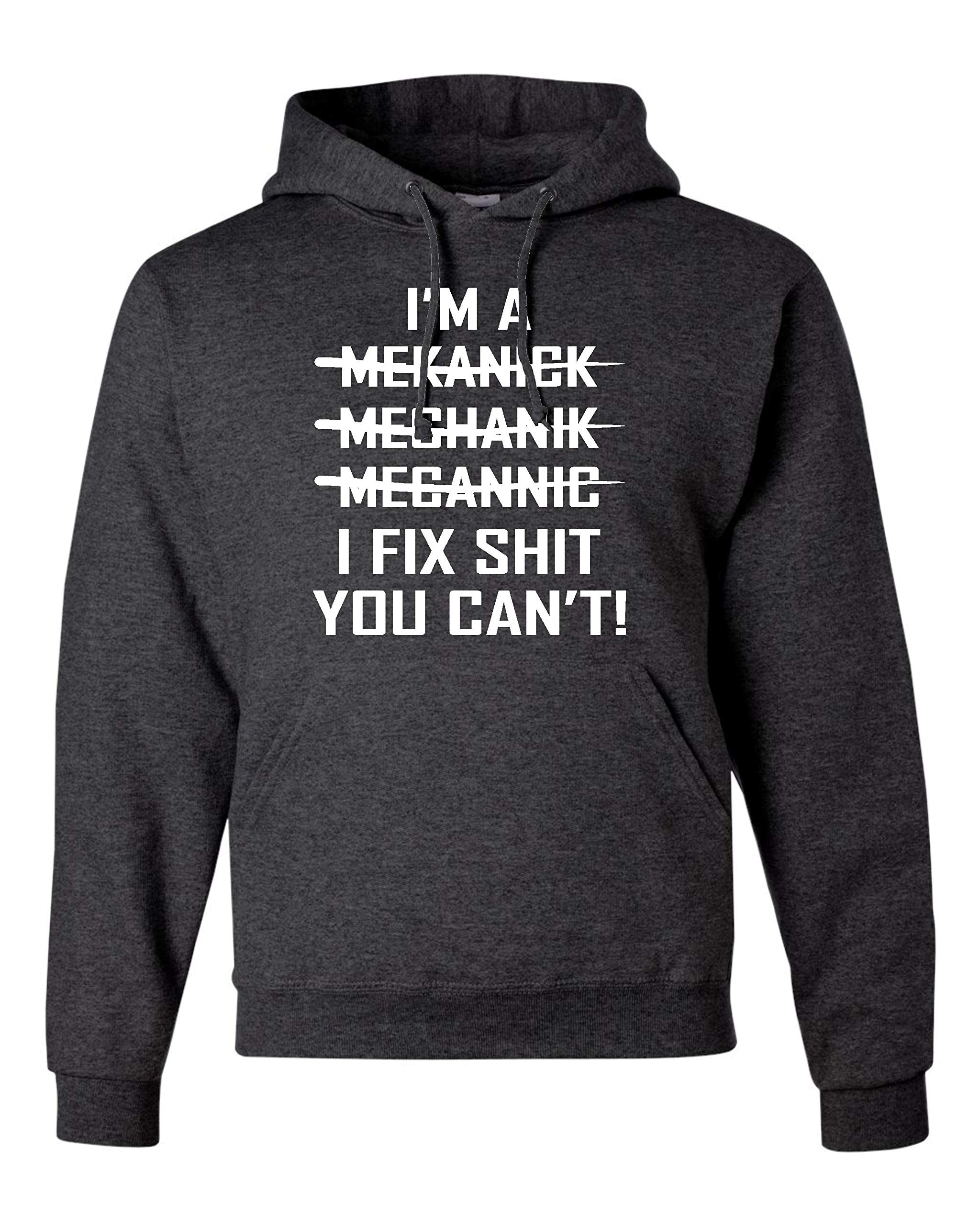 Go All Out Small Black Heather Mens I'm A Mechanic