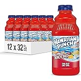 Hawaiian Punch Fruit Juicy Red Juice Drink, 32 Oz Bottles, 12 Count