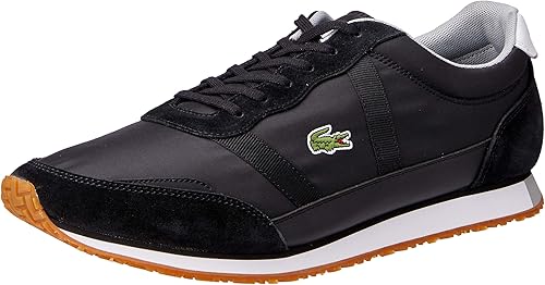 mens lacoste shoes black