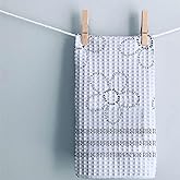 CoCray66 Fuck Stripes and Flowers Kitchen Towel - Funny Fuckity Fuck Home Decor - Soft & Absorbent Kitchen Towels - Housewarming Gift - Humorous Towel Gift for Family Or Friends - Snarky Flowers