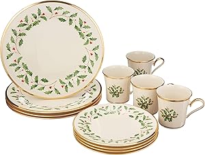 Lenox Holiday 12-Piece Dinnerware Set