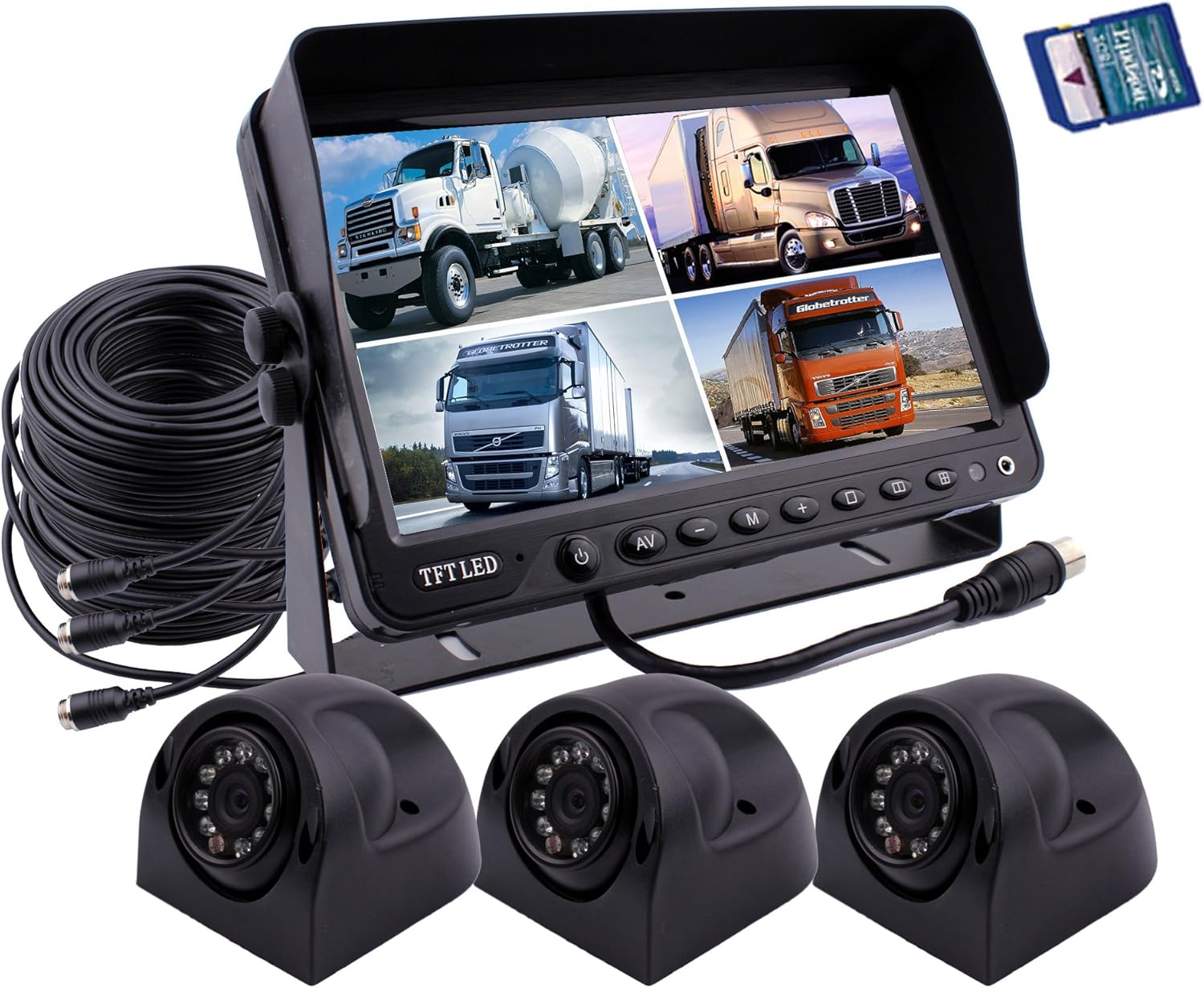 CAMSLEAD Car Backup Camera System Builtin DVR recorder Amazon.co.uk Electronics