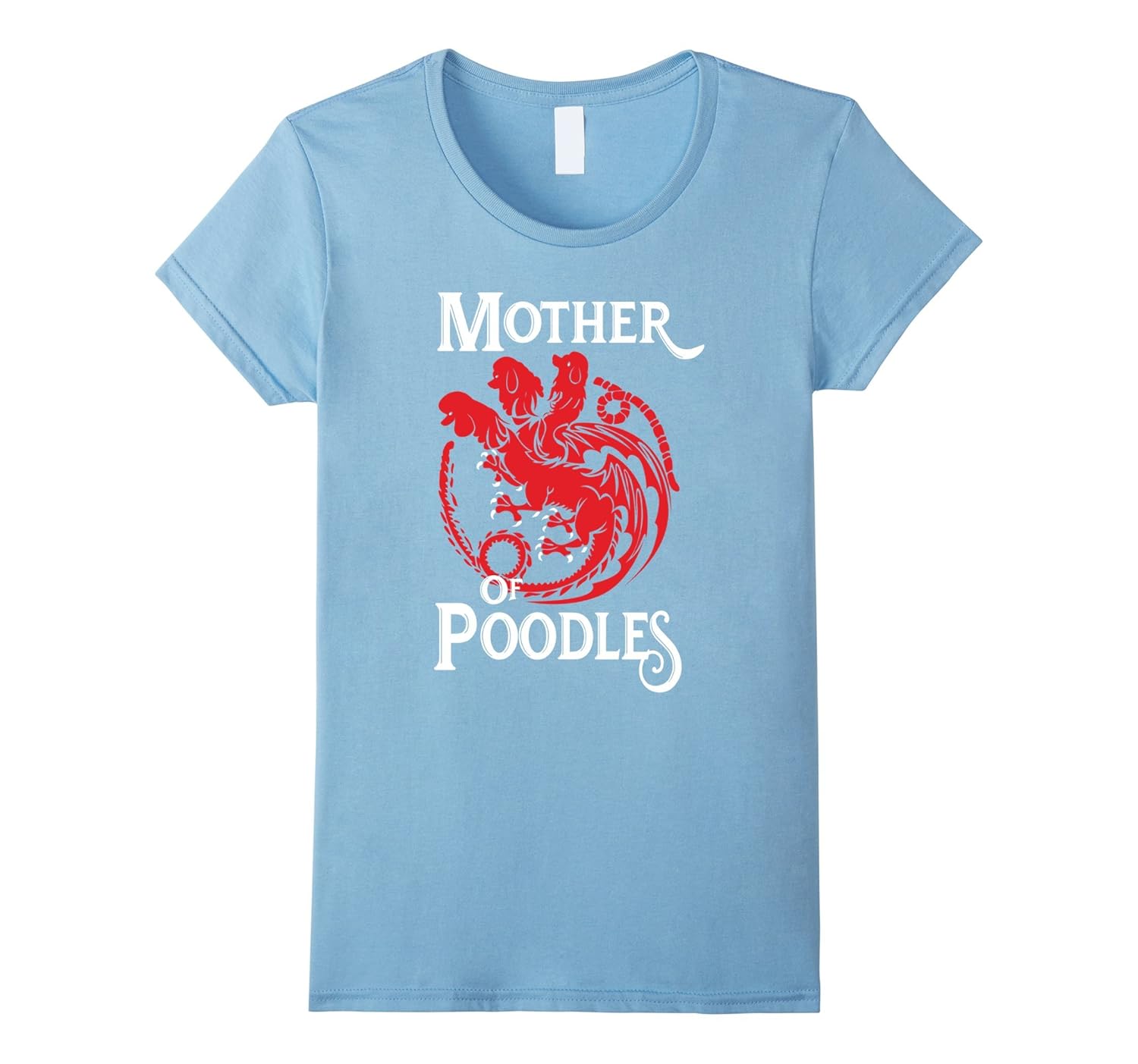 Womens Mother Of Poodles t-shirt- TPT