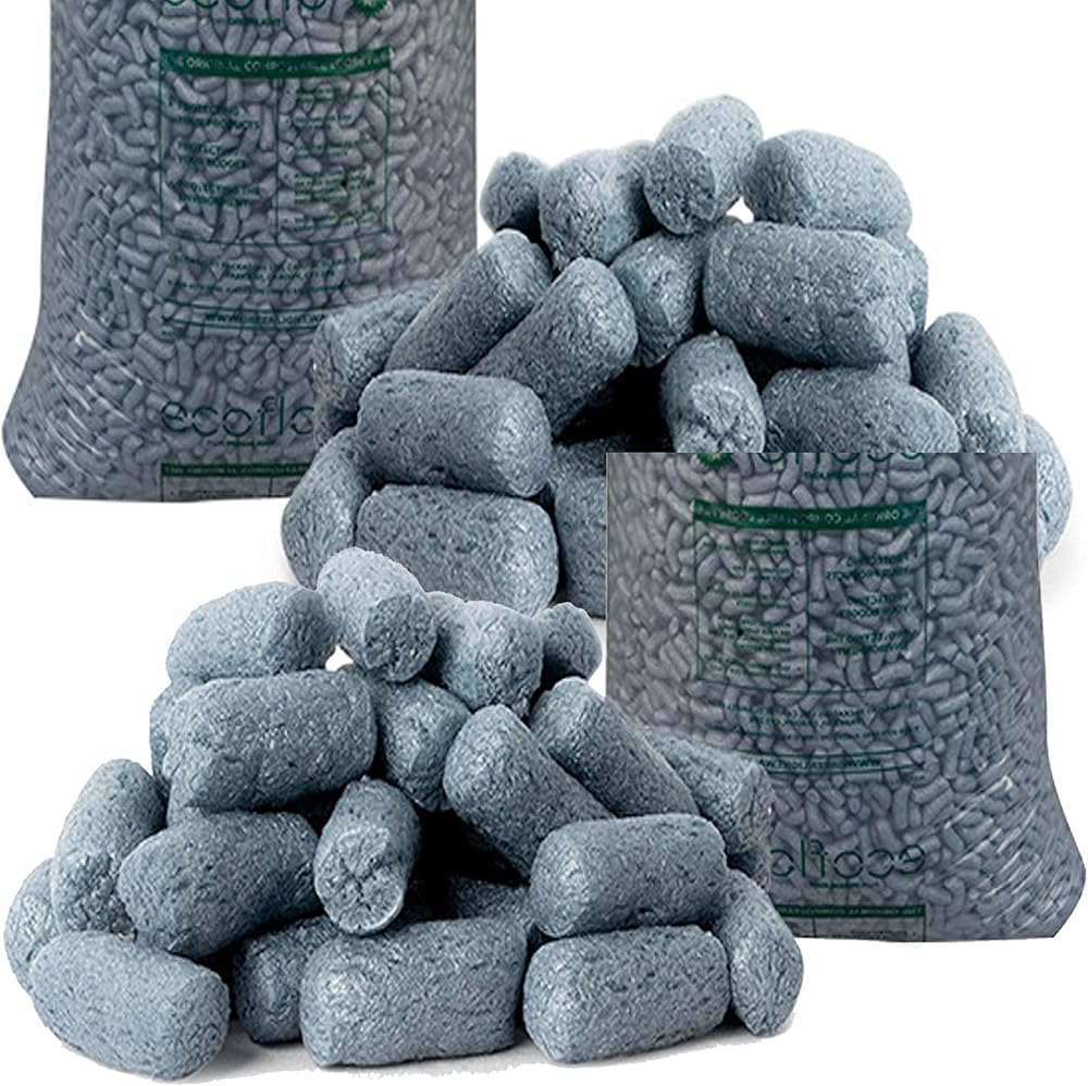 STAR SUPPLIES GREY EcoFlo Biodegradable Packing Peanuts 5 Cubic Eco Friendly