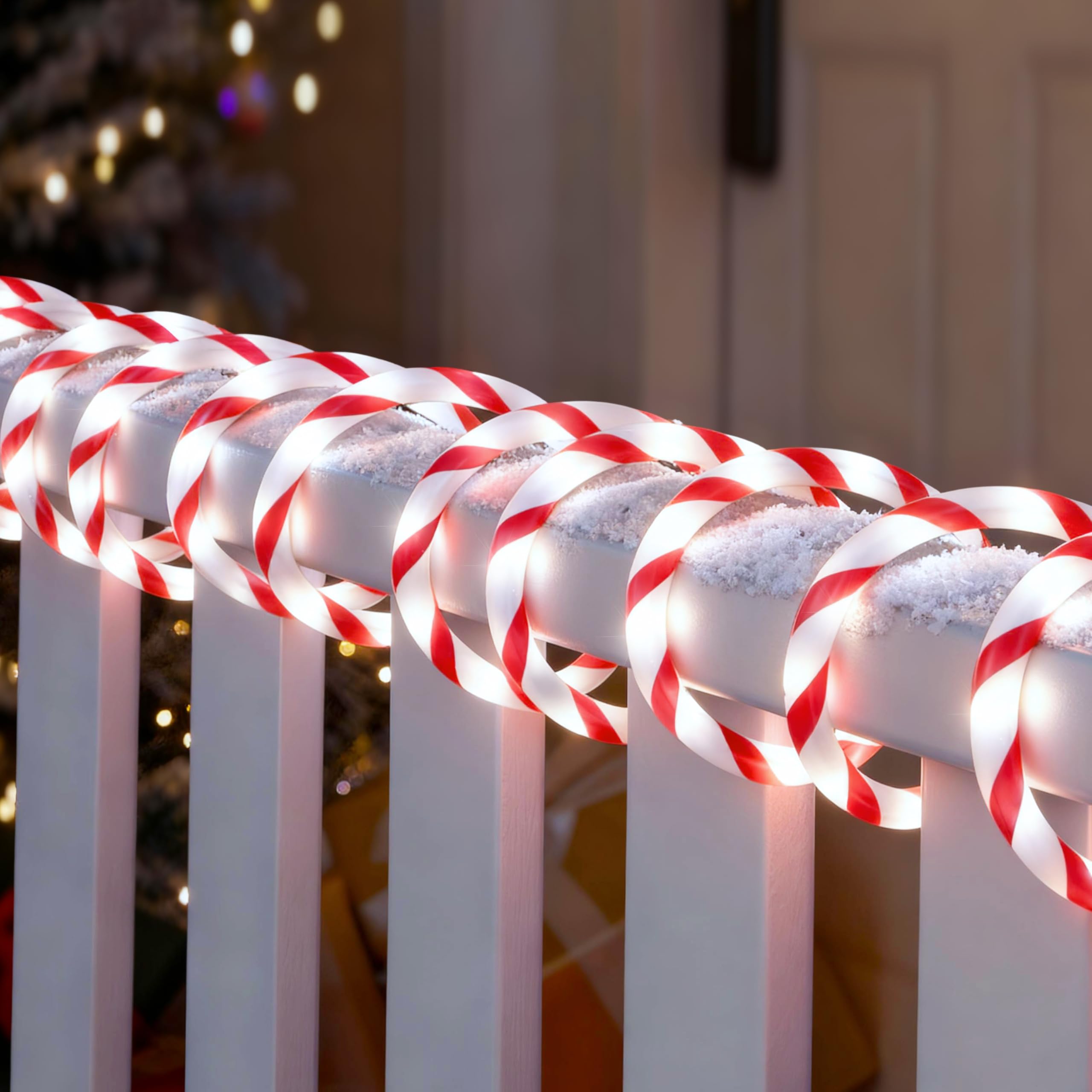 Candy Cane Rope Lightsnull