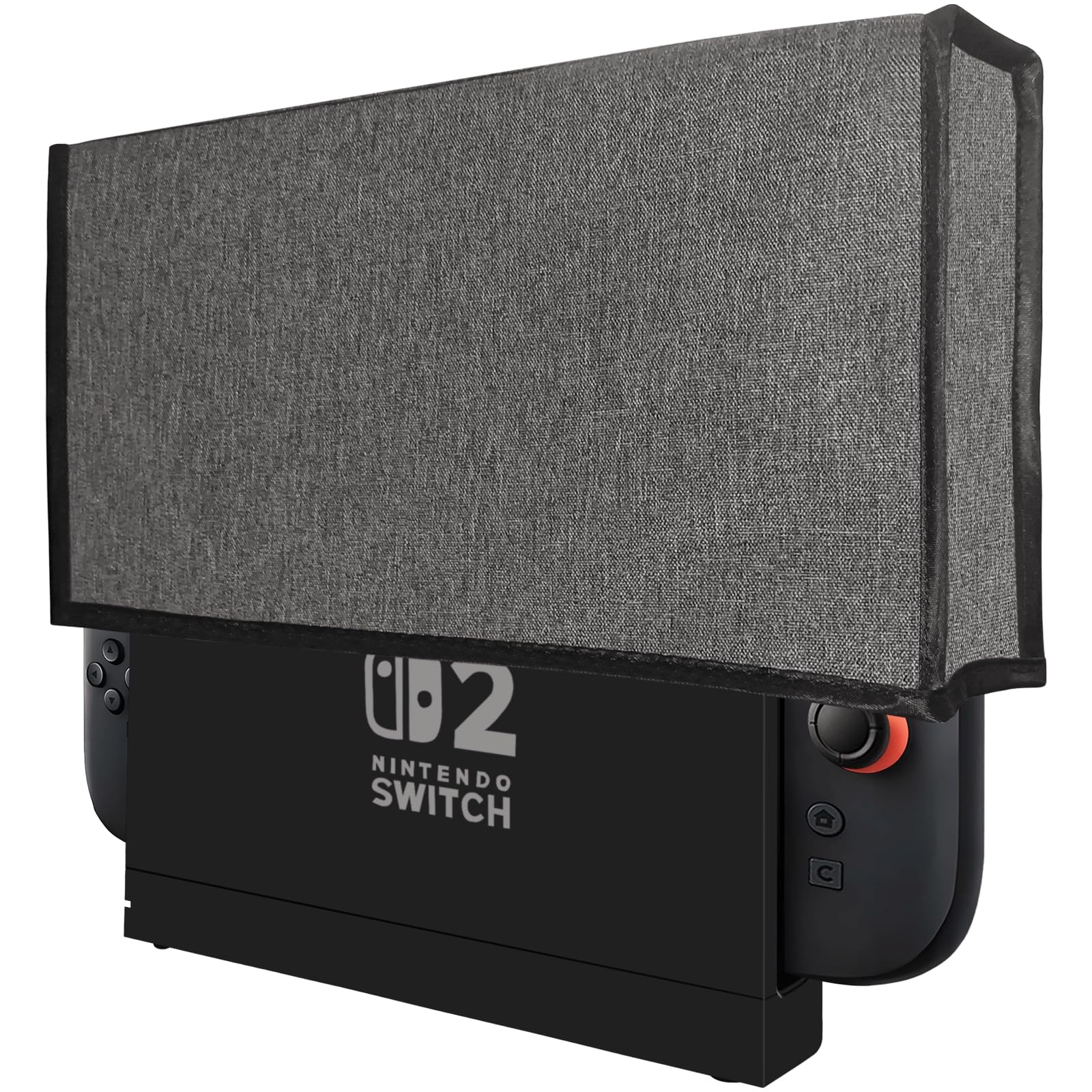 GZAYMNG Dust Cover for Switch 2, Protective Dock Cover for Switch 2 Console & Charging Dock (Grey)