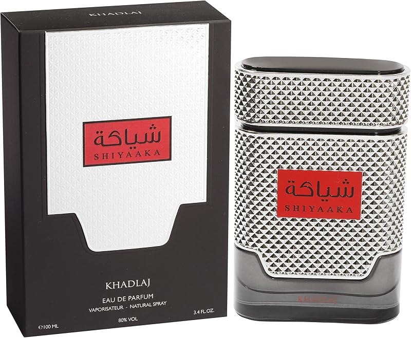 Khadlaj Perfumes Shiyaaka Silver Eau de Parfum for Men 100ml Woody Aromatic