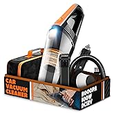 SYAYVO Portable Car Vacuum Cleaner - 8000PA/100W/DC12V Corded Vacuum Cleaner Handheld Vacuum with Attachments, LED Light Clea
