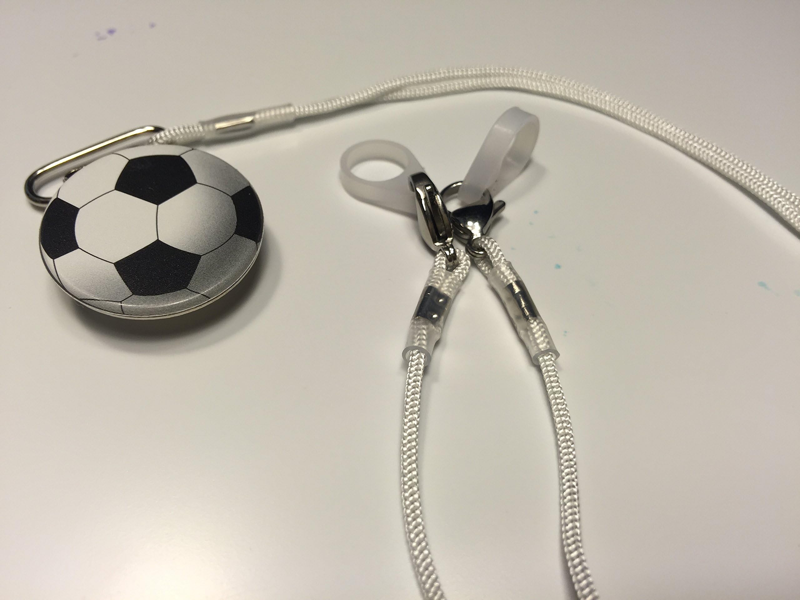 Child Length Ladybug Lanyard Clip for Hearing Aids or Cochlear Implants
