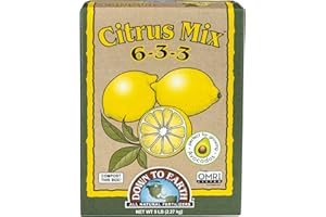 DOWN TO EARTH ALL NATURAL FERTILIZERS Down to Earth Organic Citrus Fertilizer Mix 6-3-3, 5 lb
