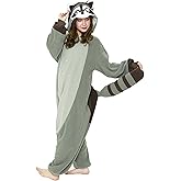 SAZAC Raccoon Kigurumi Halloween Costume Onesie
