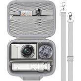 Baval Hard Travel Case for Sony ZV-E10/ZV-E1/ZV-E10 II Vlog Digital Camera | Compatible with Sony Camera, Microphone, Camera Len and Accrssory, Hard Carrying Case, Shockproof, Impact-resistant, White