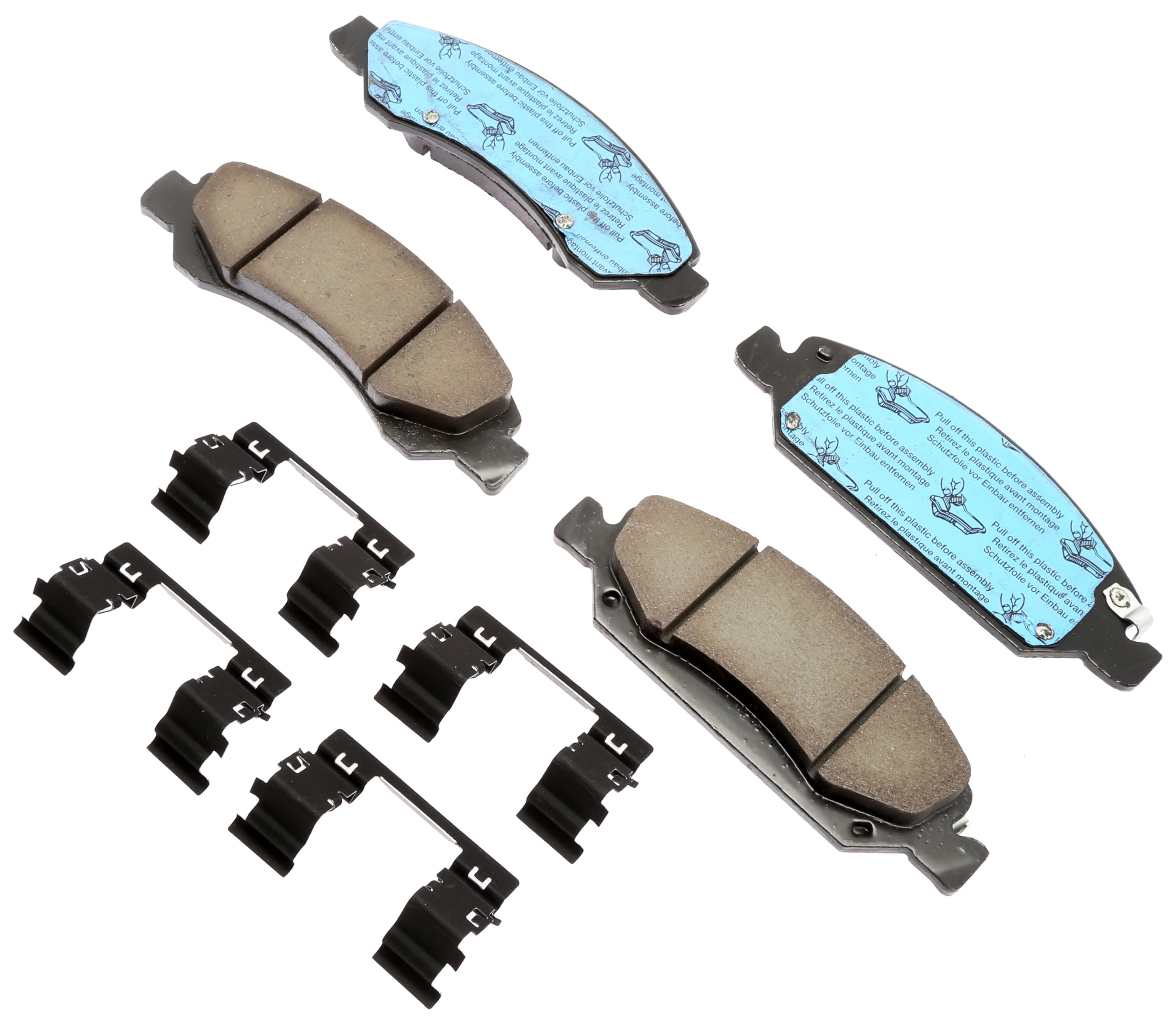 Photo 1 of ACDelco Gold 17D1367ACHF1 Ceramic Front Disc Brake Pad Kit